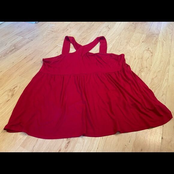 Torrid Super Soft Knits red tank - Picture 2 of 5